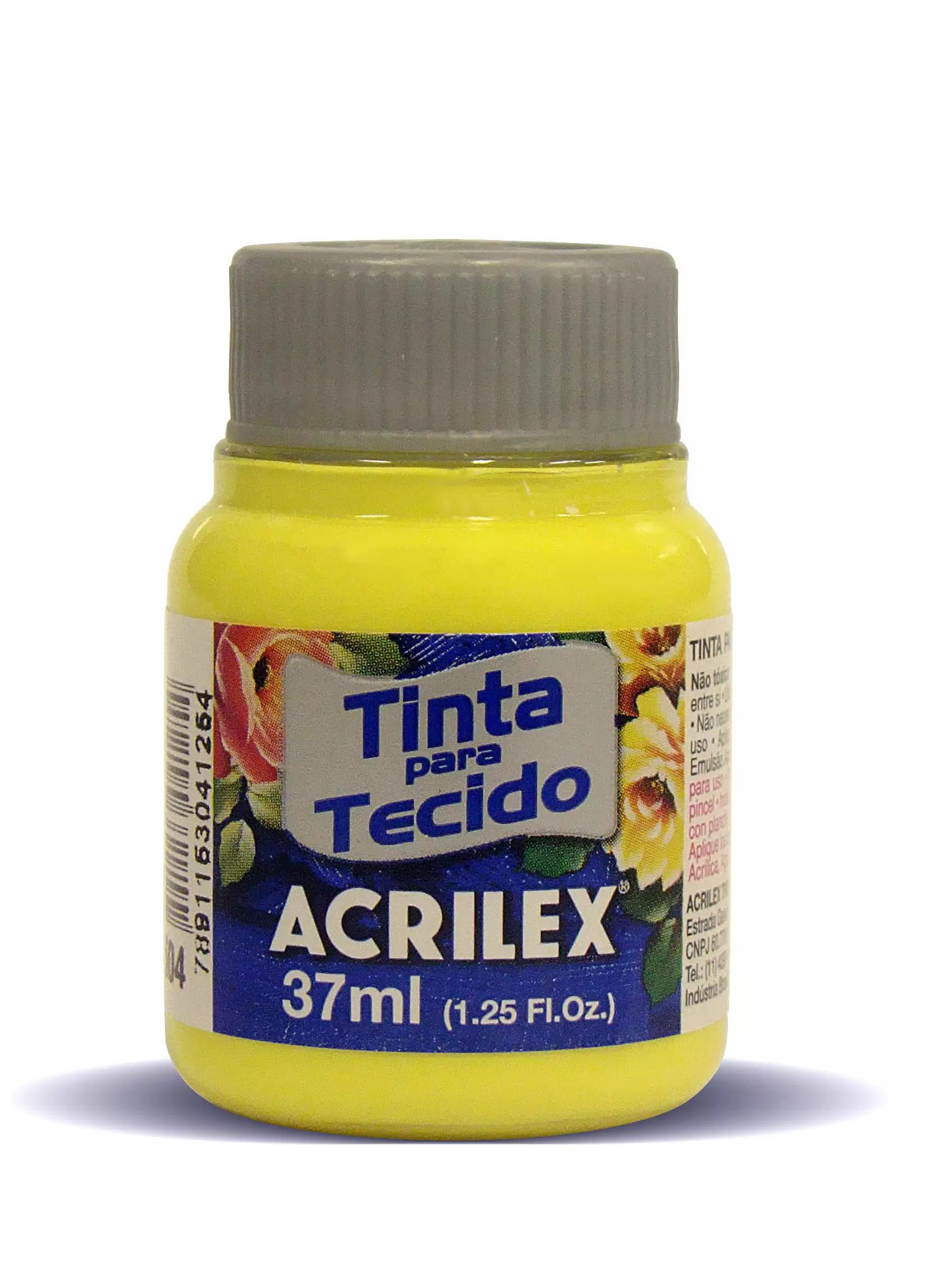 TINTA TECIDO FOSCA ACRILEX 37 ML AMARELO ...