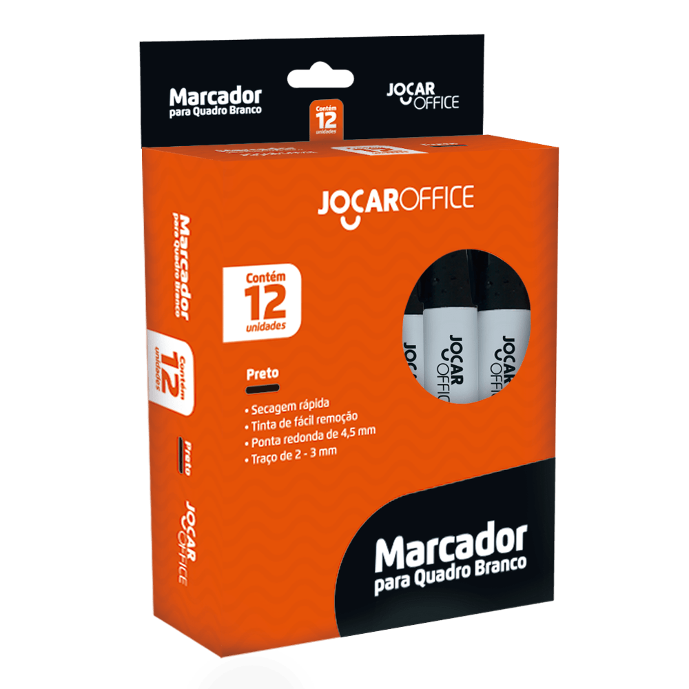 Marcador Permanente Recarregável Jocar Pr...