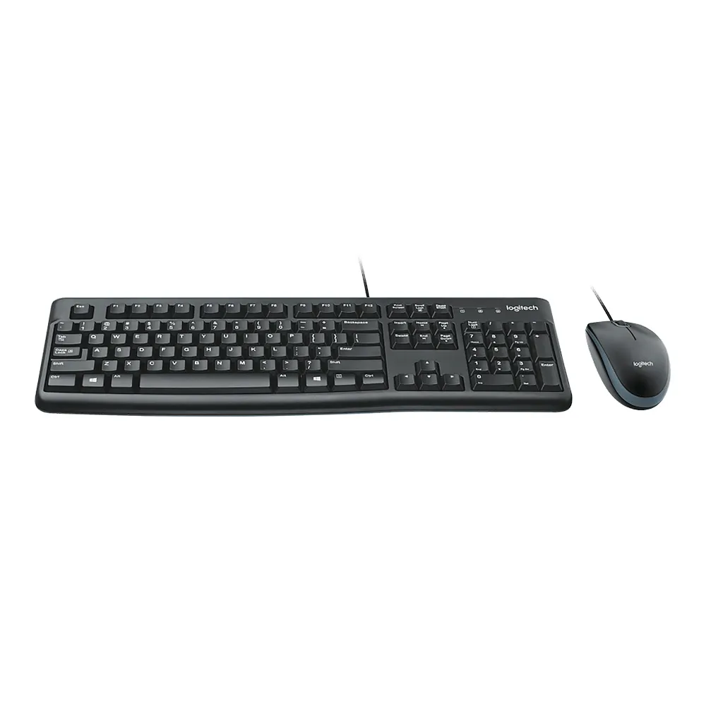 Kit Teclado e Mouse Logitech MK120 USB AB...