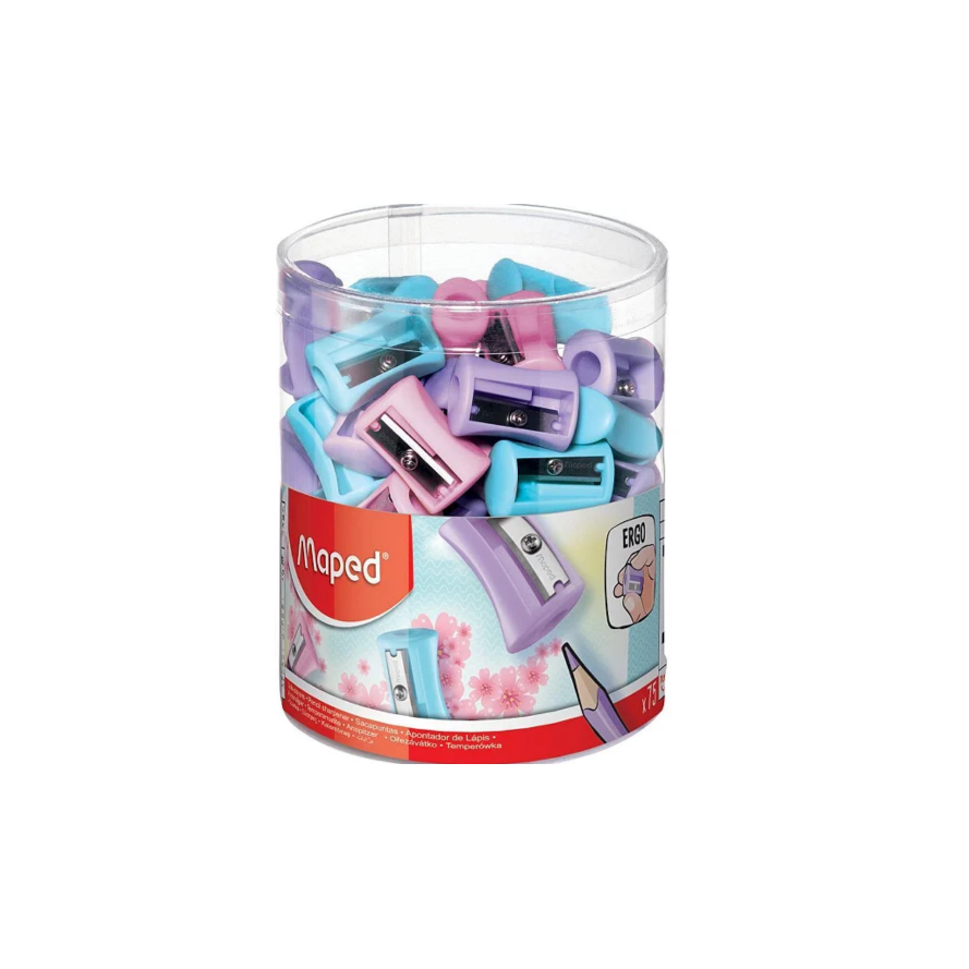 Apontador 1 furo Vivo Pastel – caixa com ...